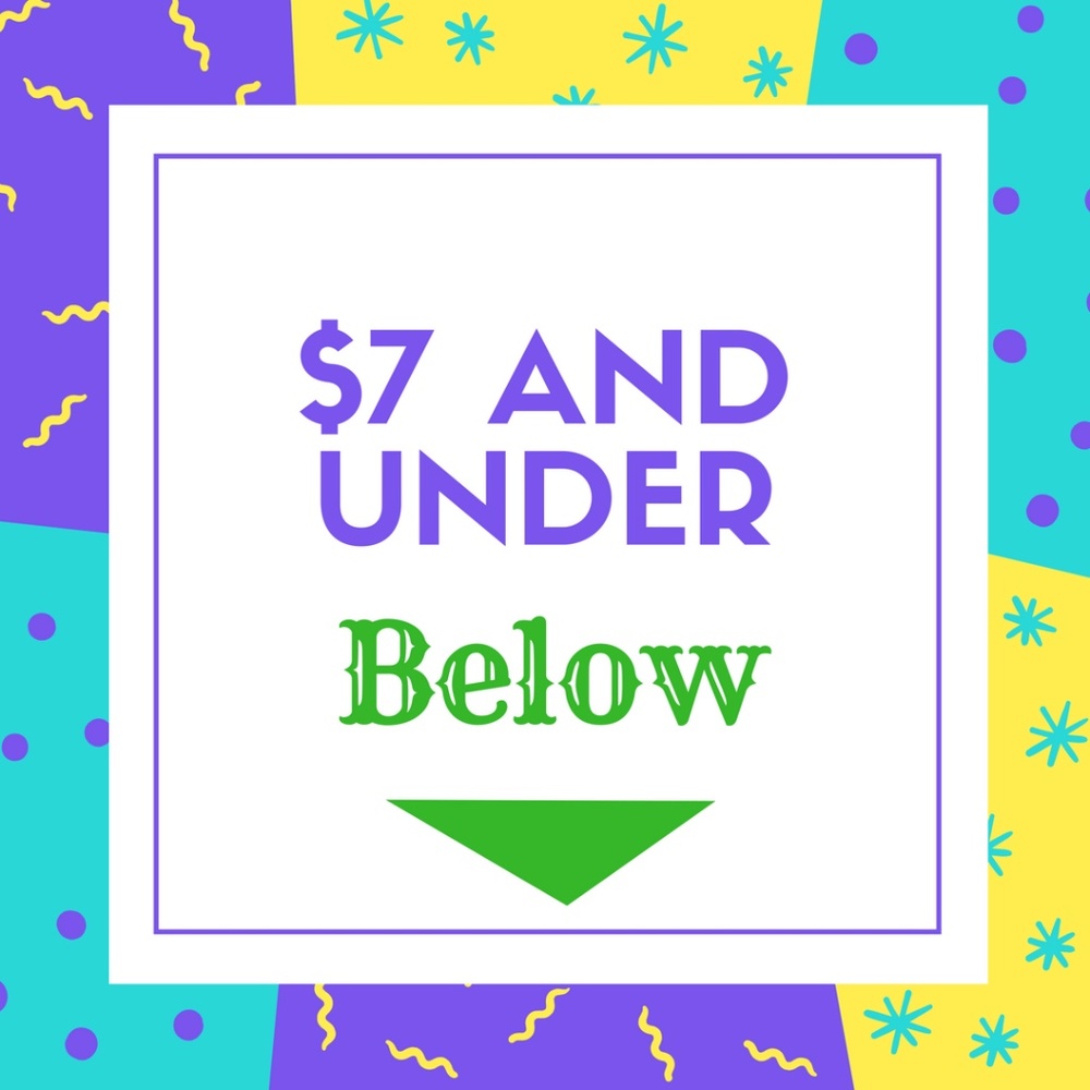 $7 FLASH SALE DOWN BELOW!